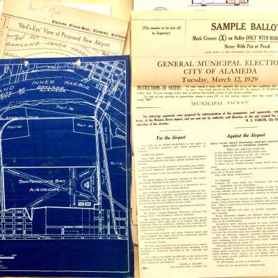 Correspondence about the San Francisco Bay Airdrome, 1928-1932