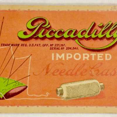 Packages of Piccadilly Needles, c. 1920