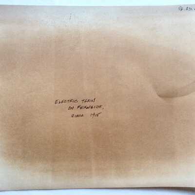 Verso of e