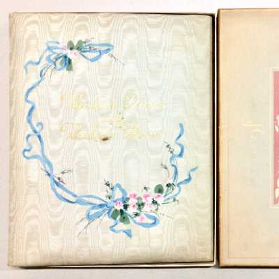 'Baby's Days and Baby's Ways' baby book in box, 1927