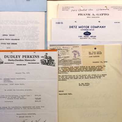 Miscellaneous documents relating to the Police Department, 1931-1936