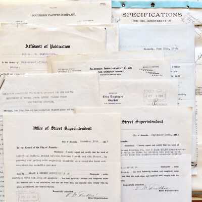Documents about improvements to Central Ave, #2588, 1915-1916