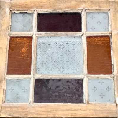 Verso frame appears bleached.