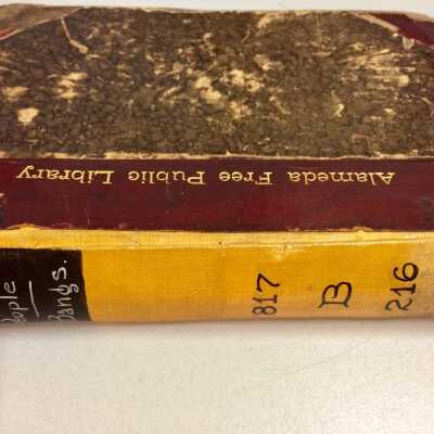 'Peeps at People' Alameda Free Library Book, from the writings of Anne Warrington Witherup, 1899