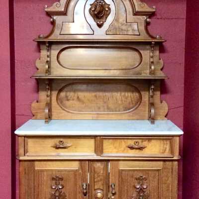 Renaissance revival sideboard with fruit and goat head, c. 1870s
