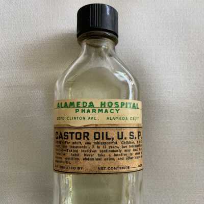 Medicine bottle issued by the Alameda Hospital Pharmacy, prior 2009