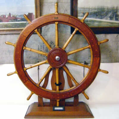 Alaska Packers' Ship's Wheel, Ca. 1900