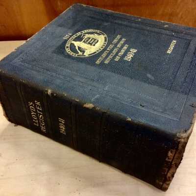 Bethlehem Steel Company's copy of 'LLoyds Register of Shipping', 1940-1941
