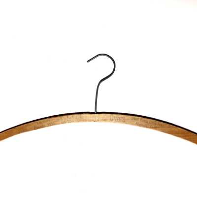 Wooden hanger advertising Eclat Cleaners and Dyers, prior 1970
