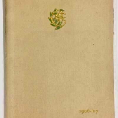 Adelphian Club Yearbook, 1906-1907