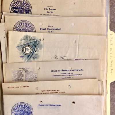 Folder with miscellaneous City documents (#1701-1750), 1910-1913