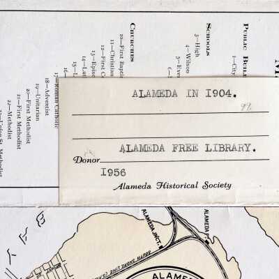 Label attached to A