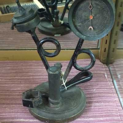 Steam vulcanizer used in curing artificial rubber teeth, c. 1900