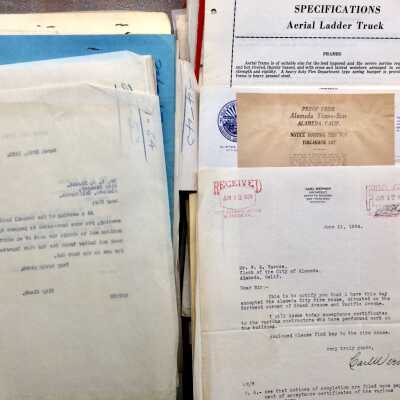 Documents regarding to the Fire Department, 1922-1934