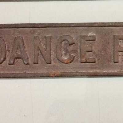 "Dance Pavillion" signs from Ferry Golden Way and Purcell's Baths, Ca. 1930