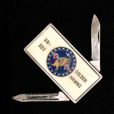 Navy Money clip for the Naval Reserve Squadron, NAS, Alameda, c. 1970s