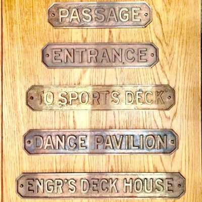 "Passage" sign from Ferry Golden Way, and Purcell's Plunge, c. 1930