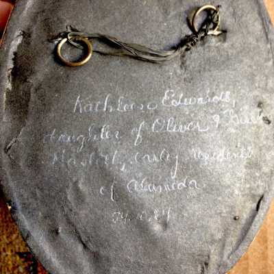 Kathleen Edwards 
Daughter of Oliver & Gisela Haslett, early residents of Alameda.
