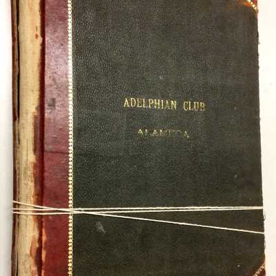 Ledger book of the Adelphian Club, 1905-1912