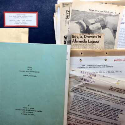 Establishment of Lagoon System along South Shore Fill, 1956-1958