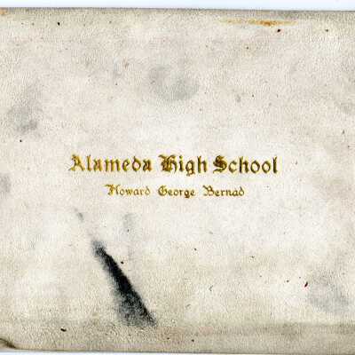 Alameda High School Diploma of Howard George Bernad, 1931
