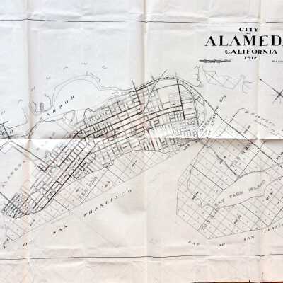 Map of City of Alameda, 1912
