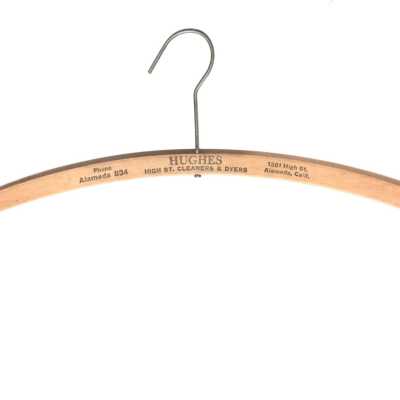 Advertising Hanger from Hughes High Street Cleaners and Dyers, prior to 1970
