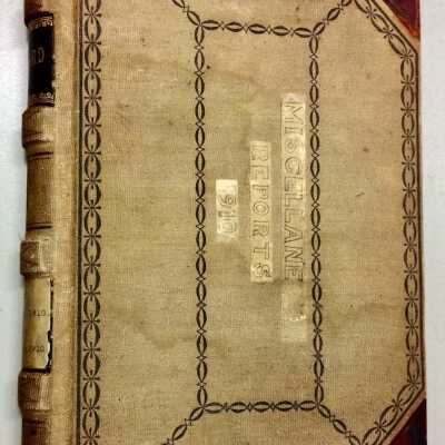 Record ledger of Miscellaneous Police Department Reports, 1910