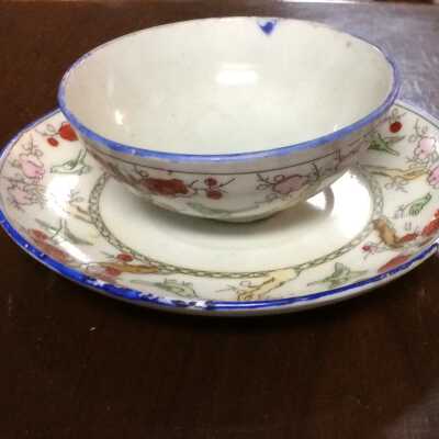 Cup and plate