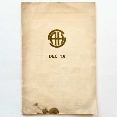 Class Play Program, Alameda High School, 1916