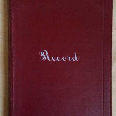 Fire Department Record Book - Fire Alarms 1919-1923