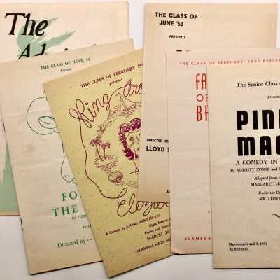 Programs Alameda High School Class performances, 1951-1954