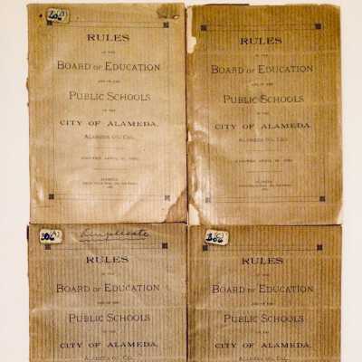 'Rules of the Board of Education, 1892