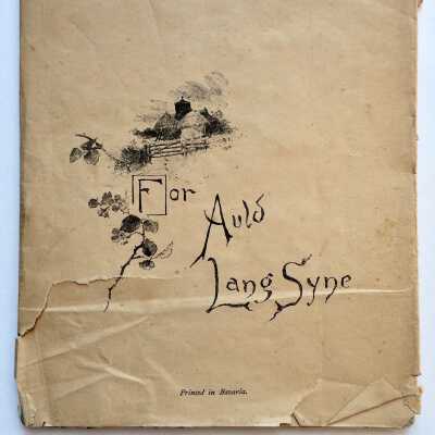 Original paper dust cover.