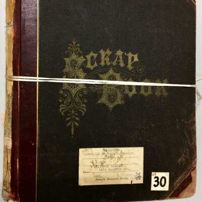 Scrapbook compiled by Fred N. Delanoy, c. 1895-1901