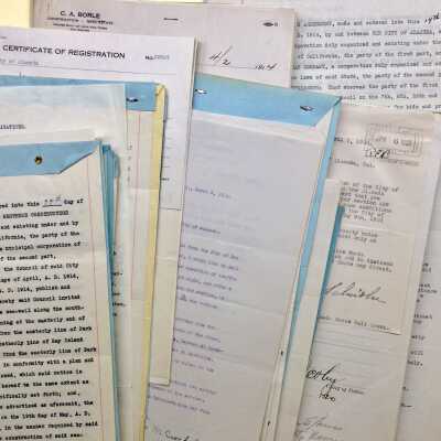 Folder with miscellaneous council documents (#2301-2350), 1914-1920