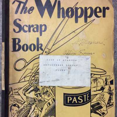 Scrapbook compiled by H. D. Maynard, 1930s