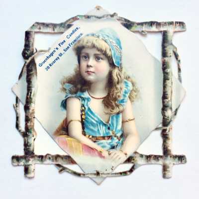 Advertising Card for 'Gruenhagen's Fine Candies', c. 1890s