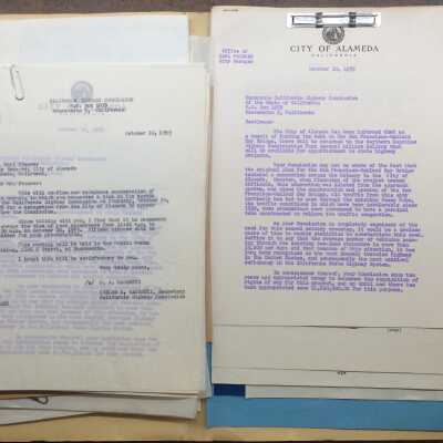 Papers about a Second Bay Crossing and Estuary Tube, 1951-1955