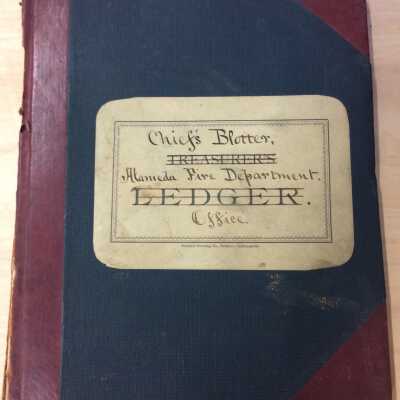 Fire Department Chief's Blotter, 1903-1905