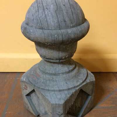 Fence post finial from the J. N. Webster residence, last quarter 19th century