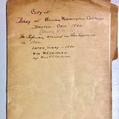 Typed copy of Diary of William Worthington Chipman, 1842