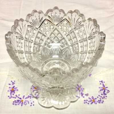 Miniature punch bowl of Sylvia and Linda Zanaria, c. 1920