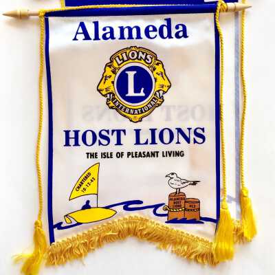 Banners of the Lions Club, Alameda, prior to 1996