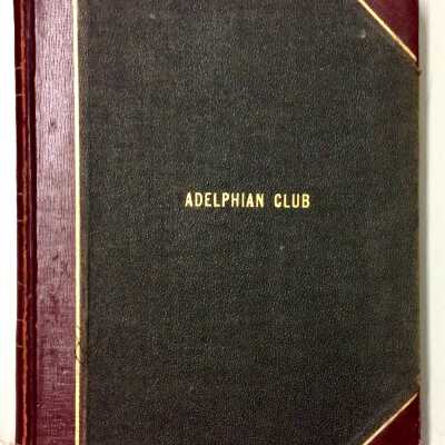 Minutes book of the Adelphian Club, 1923-1927