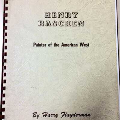 Biography of Henry Raschen, by Harry Flaydrman, and letter, 1958