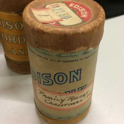 Edison Cylinder Phonograph Recording of Chipman Family, Christmas 1906.