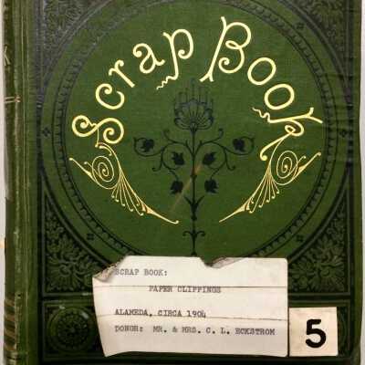 Scrapbook donated by the Eckstrom family, c. 1904