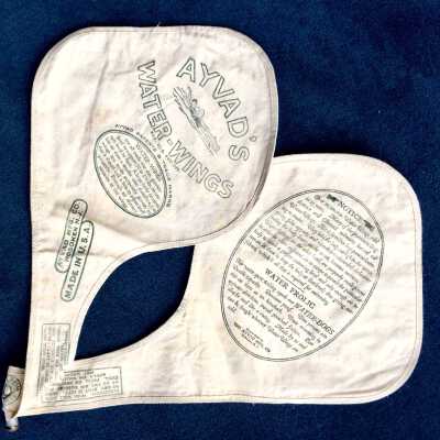 Ayvad Mfg. Co. Canvas water wings from Neptune Beach, c. 1920s