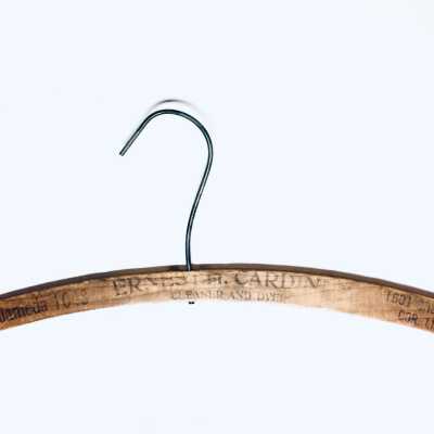 Hanger advertising Ernest Cardinet's Cleaners and Dyers, prior 1970
